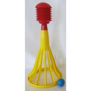 Vintage Tupperware Tuppertoys Pop A Lot Ball Catch Game Ball Included Kids Game